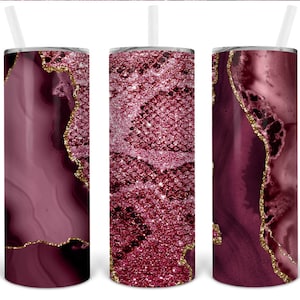 Ruby Snake Wrap 20 oz skinny Tumbler