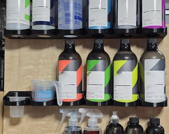 Bottle Organizer - Vehicle Detailing - Wall Mounted - 0.5L and 1L