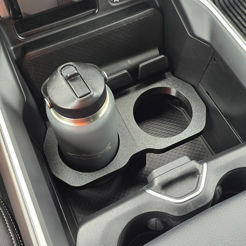 Center Console Large Bottle Holder for 2019+ Ram Trucks 1500 / 2500 / 3500 (Lite) bild 1