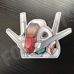 Anime Mecha Mercury Aerial Laptop Peeker Sticker