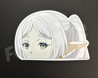 Anime Frieren Beyond Journey's End Laptop Peeker Sticker