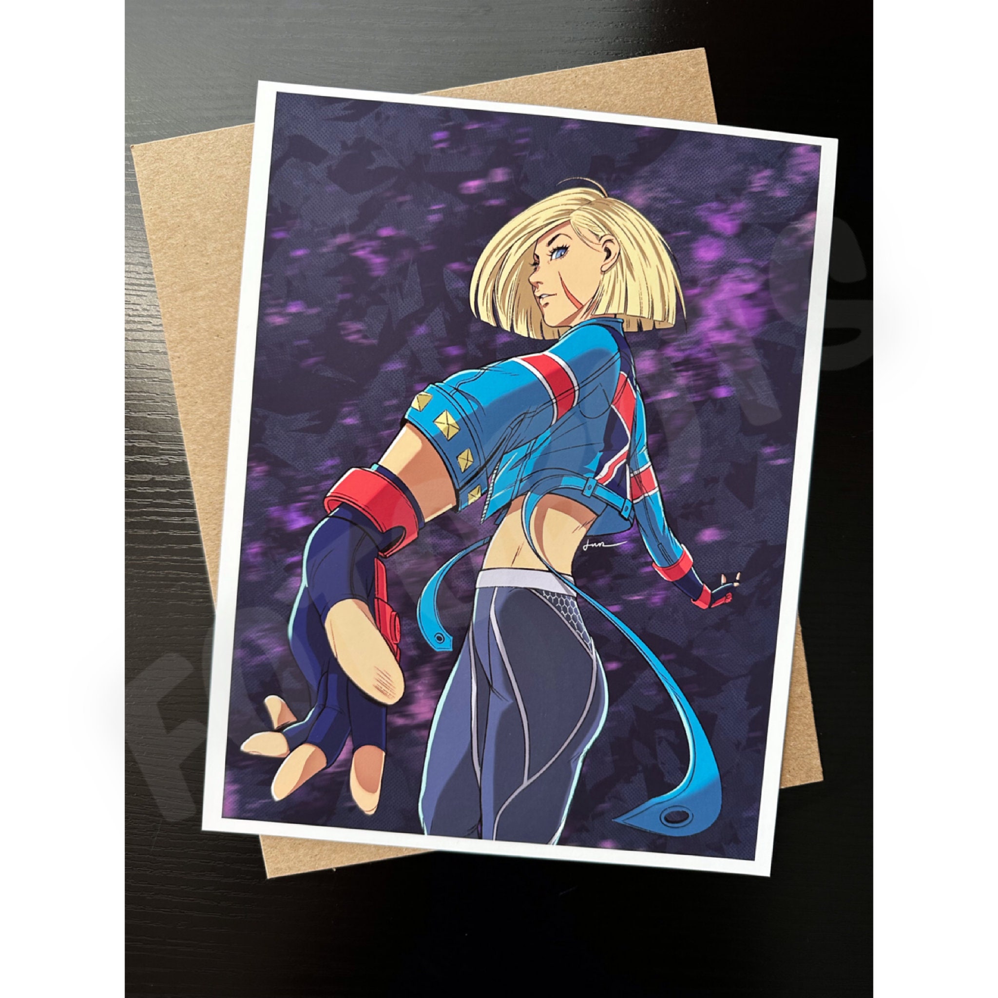 Cammy Street Fighter 2 Spiral Arrow Photographic Print for Sale by  polinko90