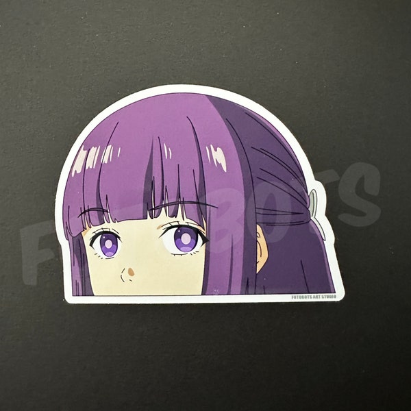 Anime Fern Beyond Journey's End Laptop Peeker Sticker