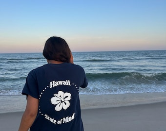 Hawaii t shirt | VSCO t shirt | VSCO graphic tee | coconut girl t shirt | aesthetic beach tee | coconut girl clothing| Preppy clothing