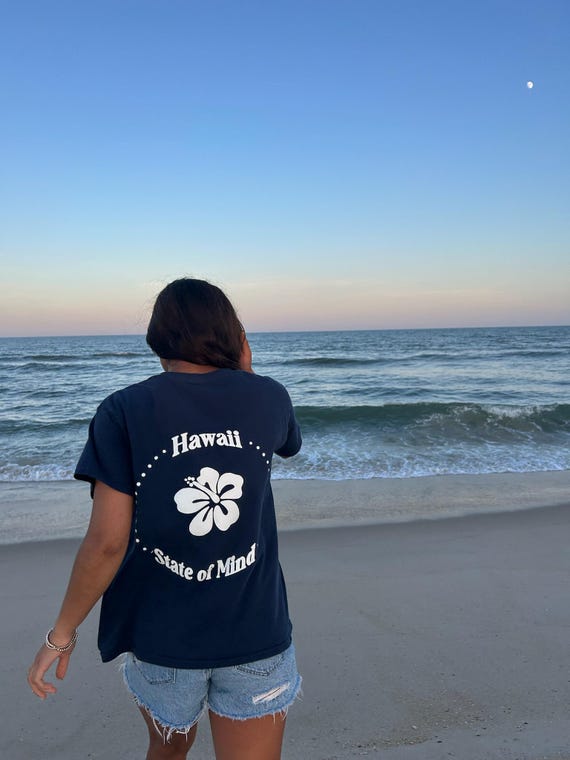 Hawaii t shirt | VSCO t shirt | VSCO graphic tee | coconut girl t shirt | aesthetic beach tee | coconut girl clothing| Preppy clothing