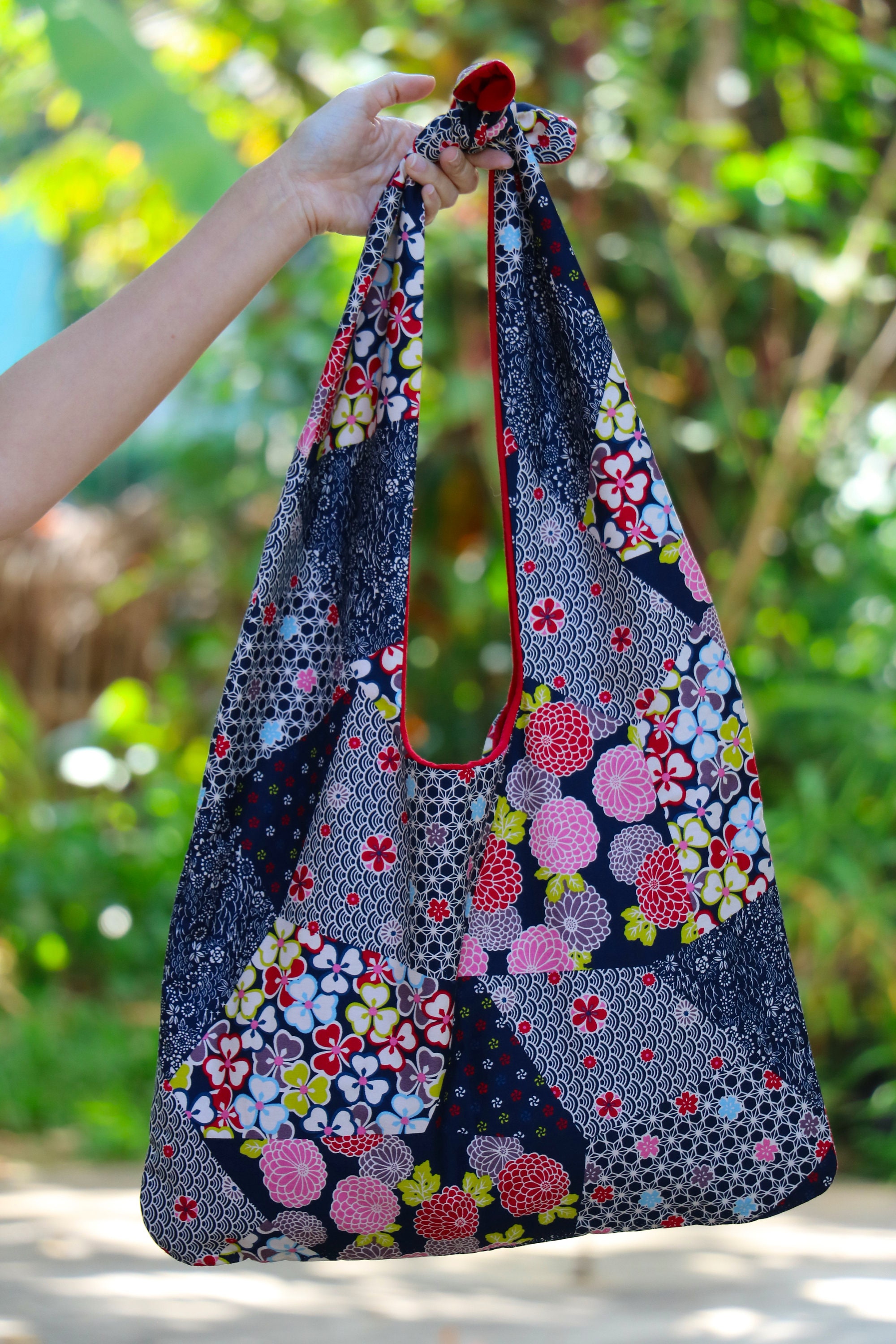 Printable Tote Bag Sewing Pattern Tutorial Instant Download Etsy