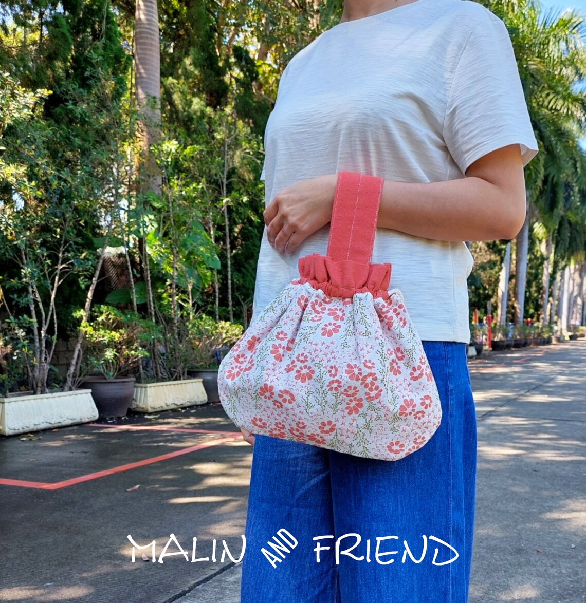 Reversible Drawstring Bag Pattern Reuseable Gift Bag Three Etsy