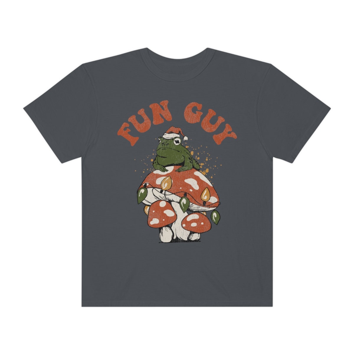Discover Christmas Fun guy funny T shirt Mushroom Humor Tee