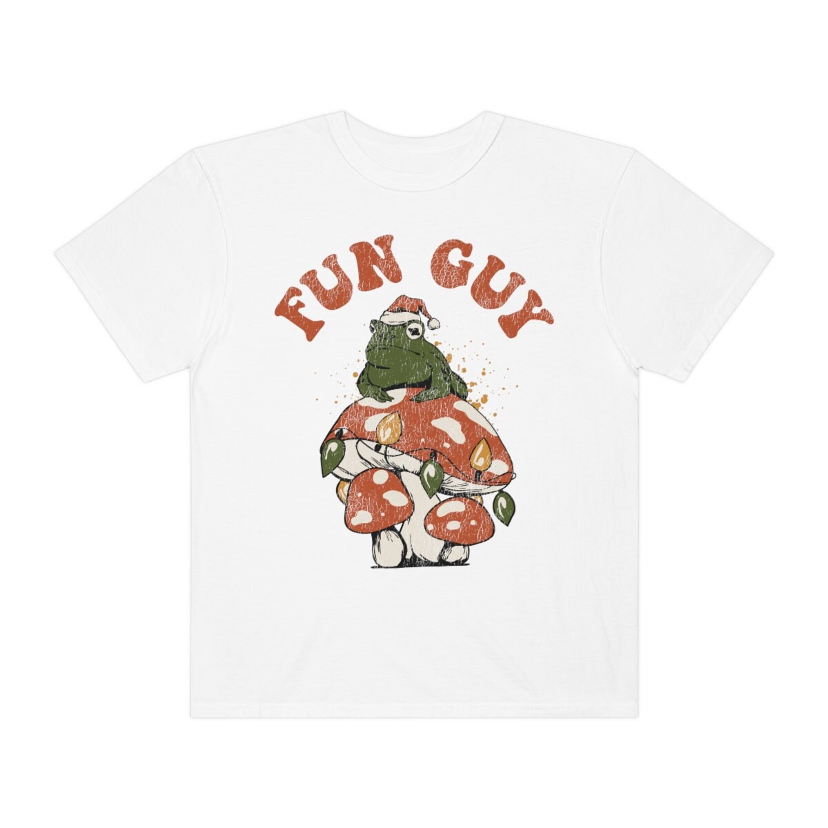 Discover Christmas Fun guy funny T shirt Mushroom Humor Tee
