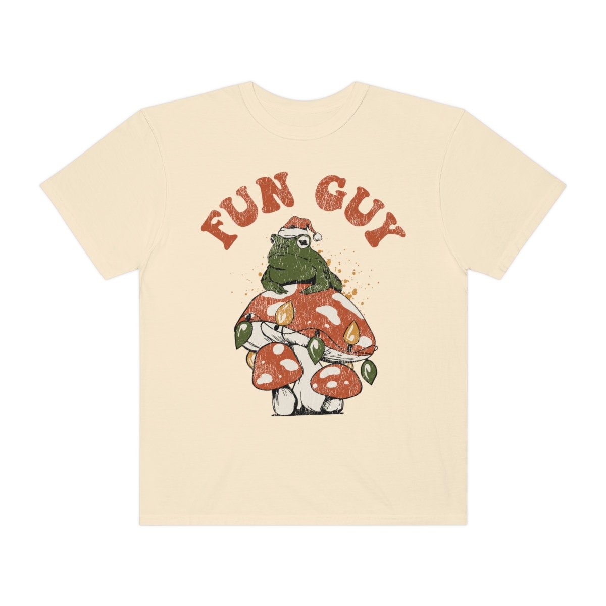 Discover Christmas Fun guy funny T shirt Mushroom Humor Tee