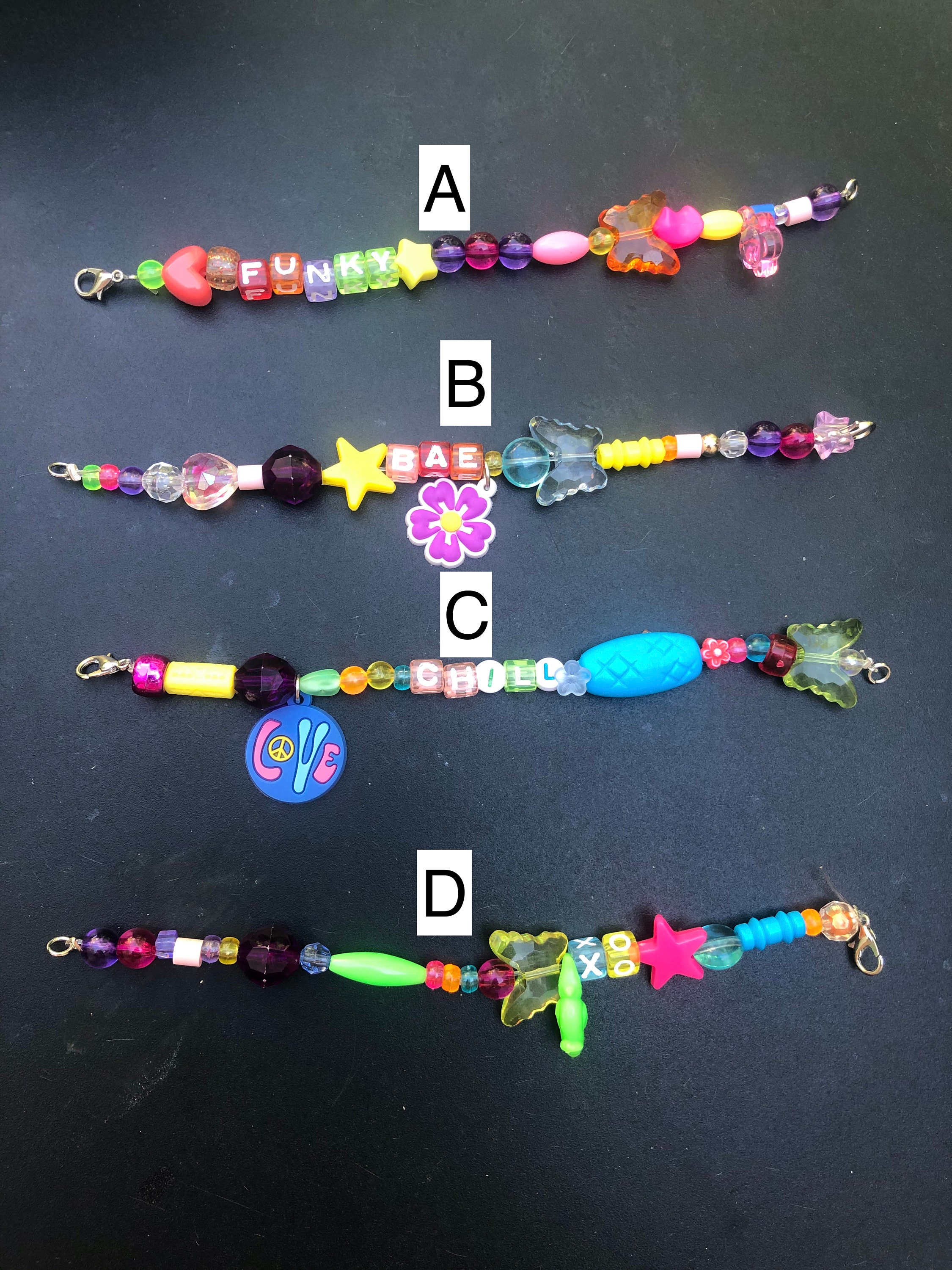 Handmade Y2K beaded bracelets 1pcs bracelet random Y2K Etsy