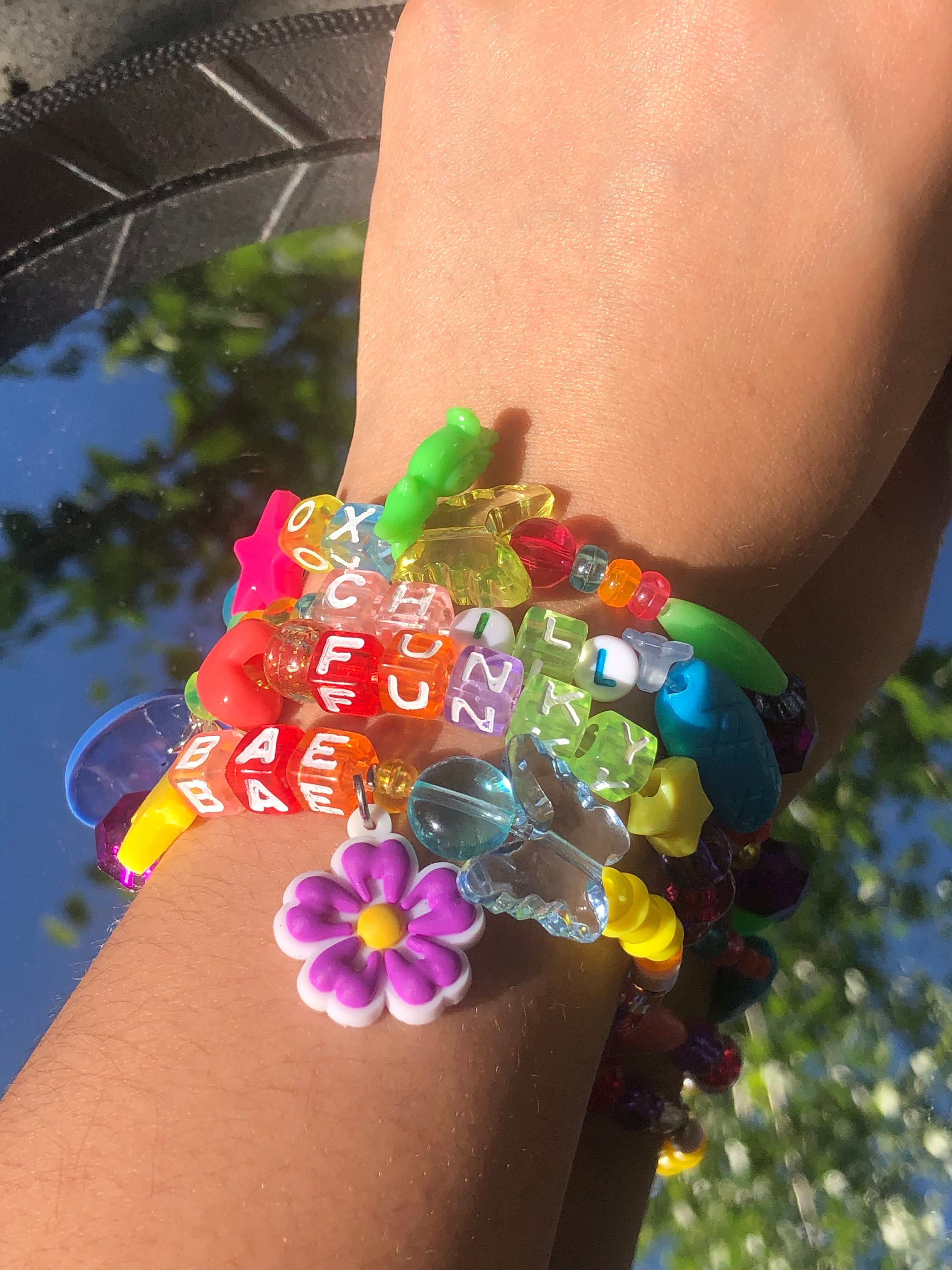 Handmade Y2K beaded bracelets 1pcs bracelet random Y2K Etsy