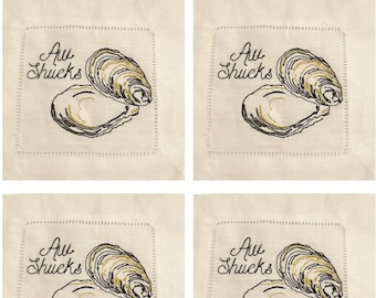 Austern Cocktail Serviette