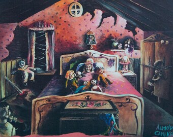 Baba Yaga Canvas print