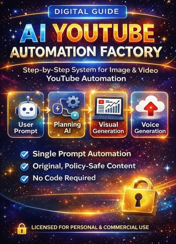 AI YouTube Automation Guide: n8n Workflow, No-Code (PDF Pattern)