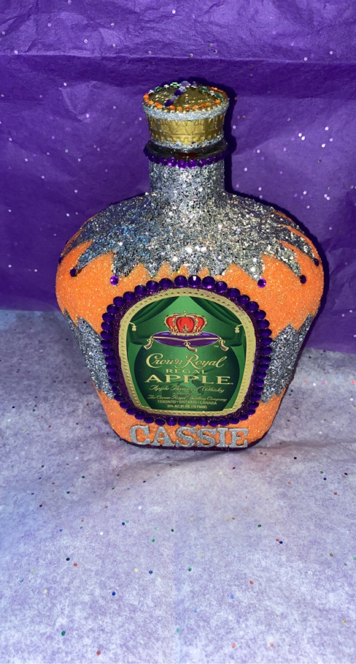 Large Glamour Sparkly Liquor Bottles many options one price Etsy