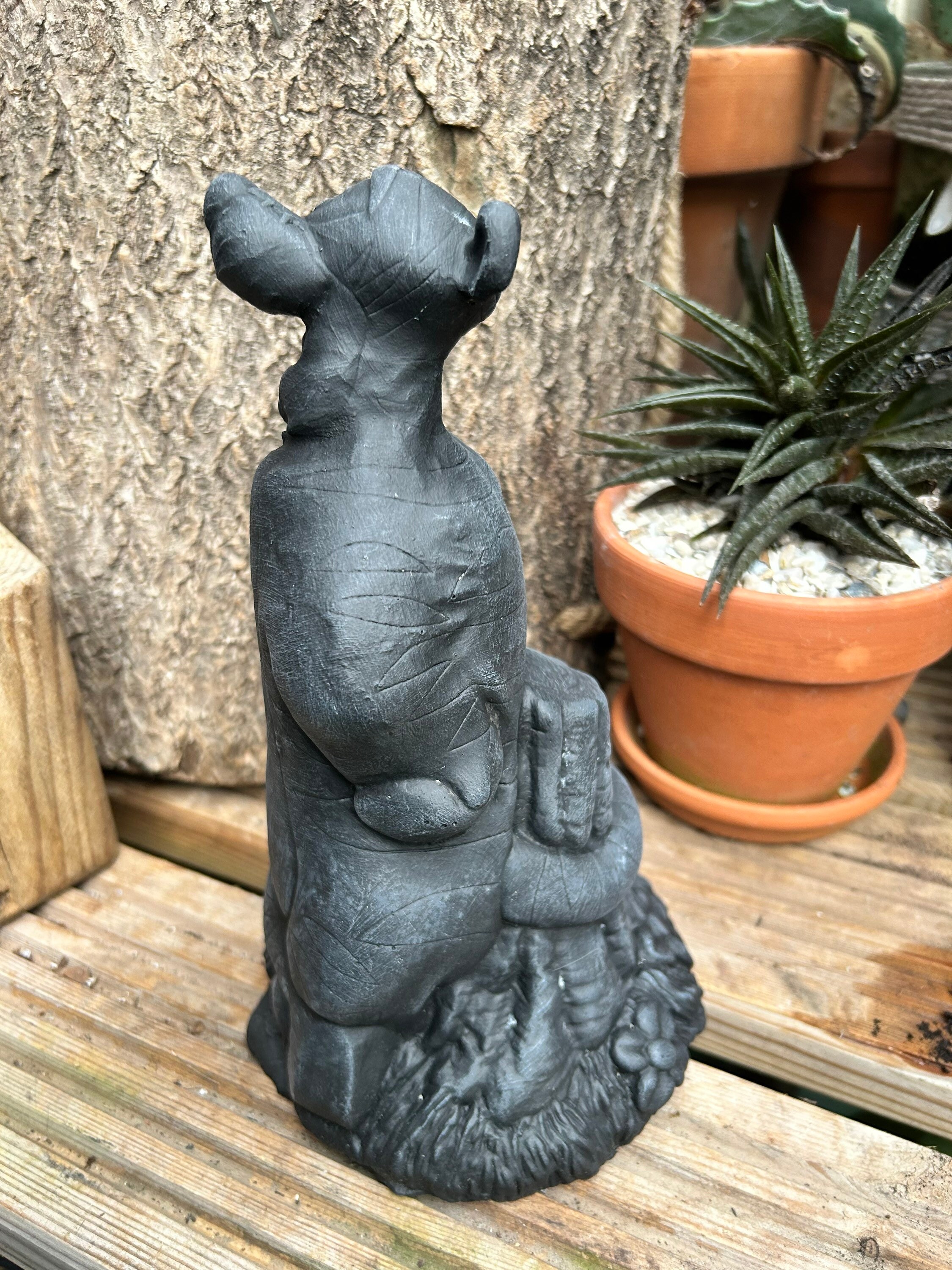 Stone/cre Disney Style Posing Tigger Garden Statue or Home Etsy UK