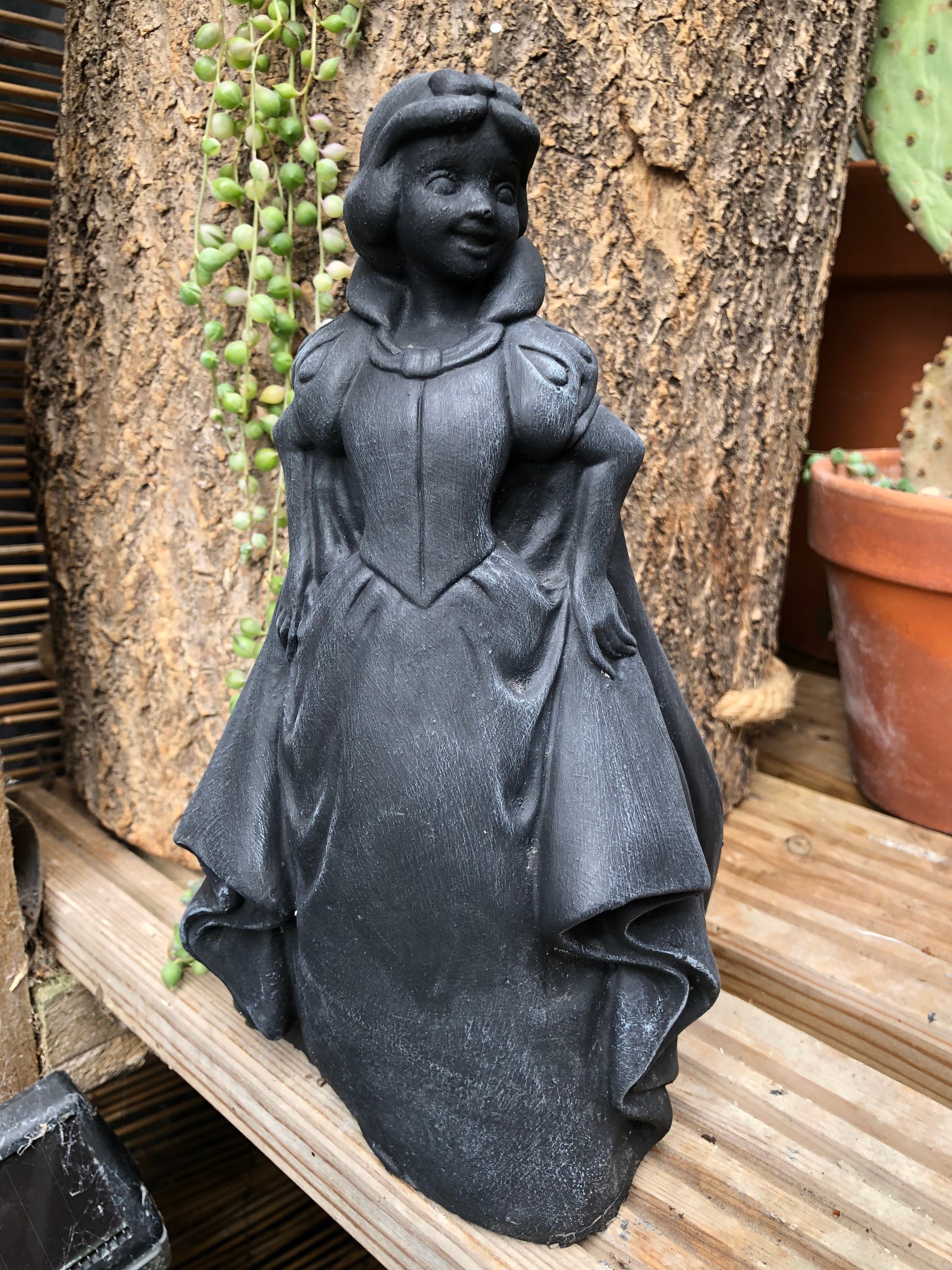Stone/cre Disney Snow White Garden Statue or Home Decor Etsy UK