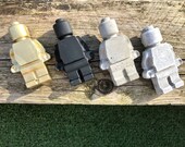 Stone cre mini Lego men - Lego army wall plaques- home or garden statue decor