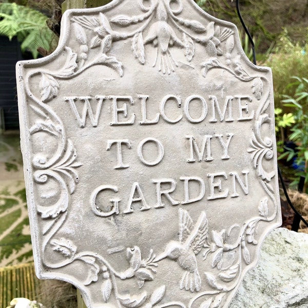 Garden Wall Plaque Etsy UK