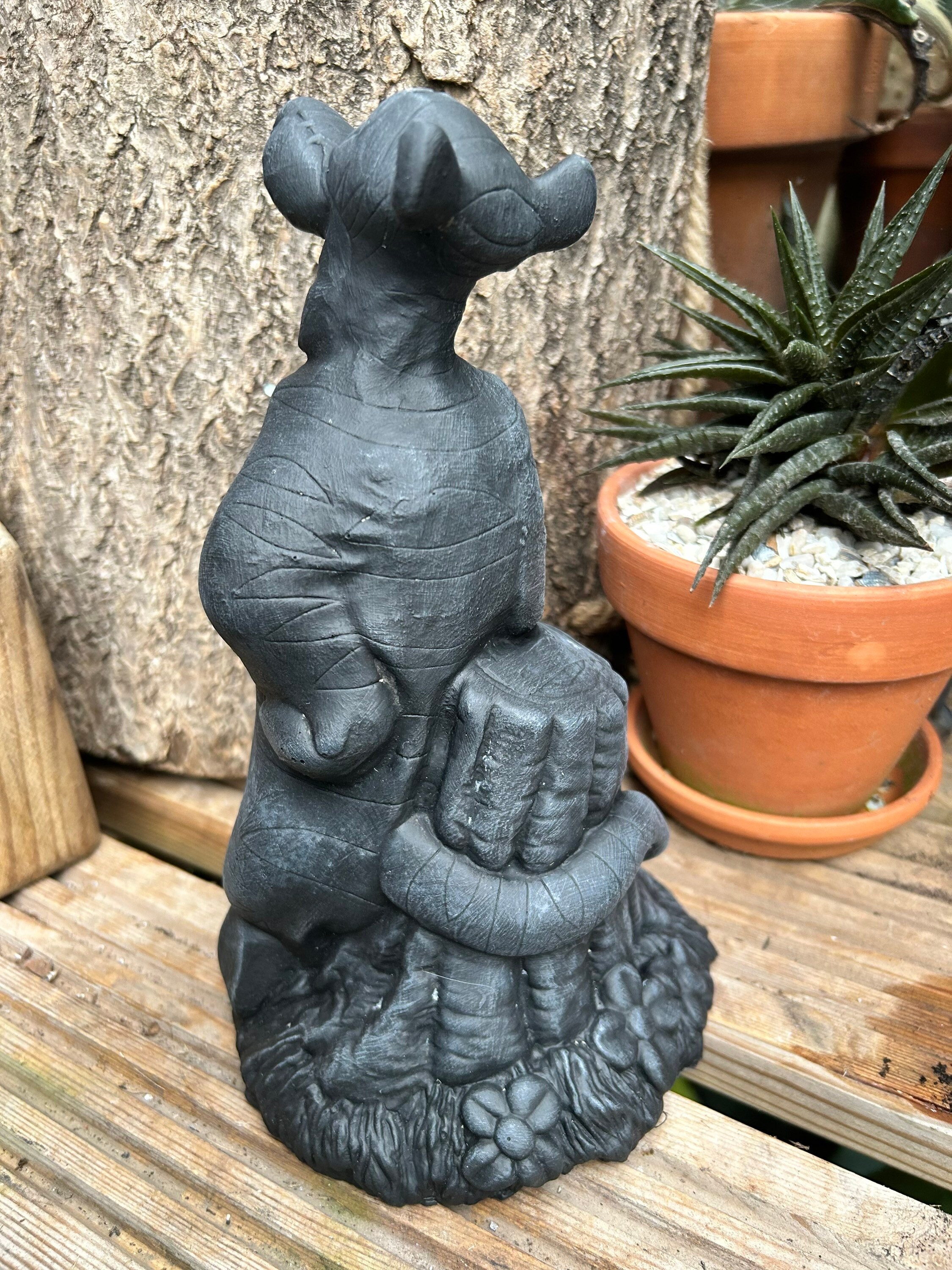 Stone/cre Disney Style Posing Tigger Garden Statue or Home Etsy UK