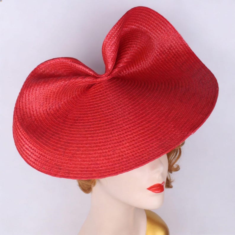 Large Fascinator Hat Base 16 Colors Millinery Cloth Sinamay Base for ...