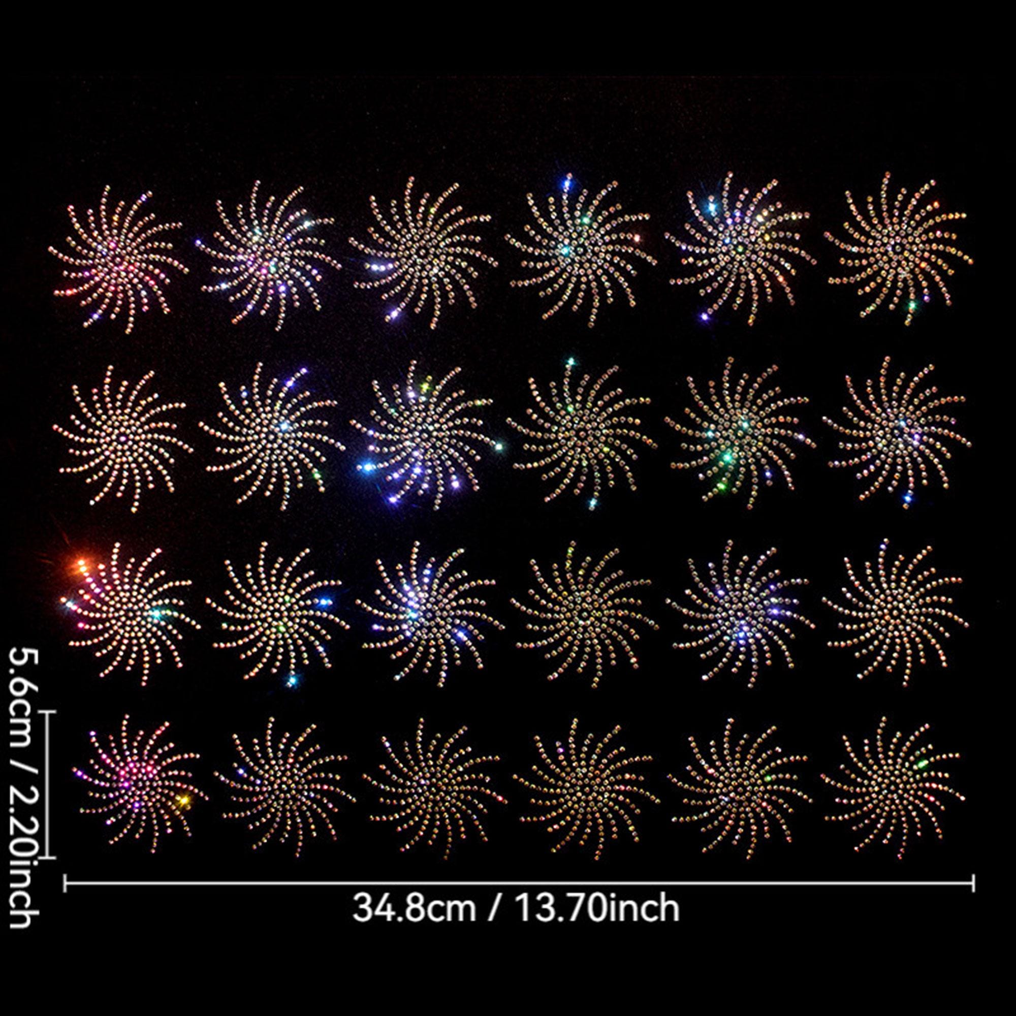 Bling Rhinestone Transfer Iron on Transfer Design Sheet for Clothing ...