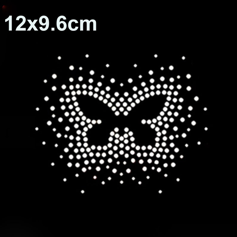Bling Rhinestone Butterfly Iron on Transfer Hotfix Transfer on Design ...