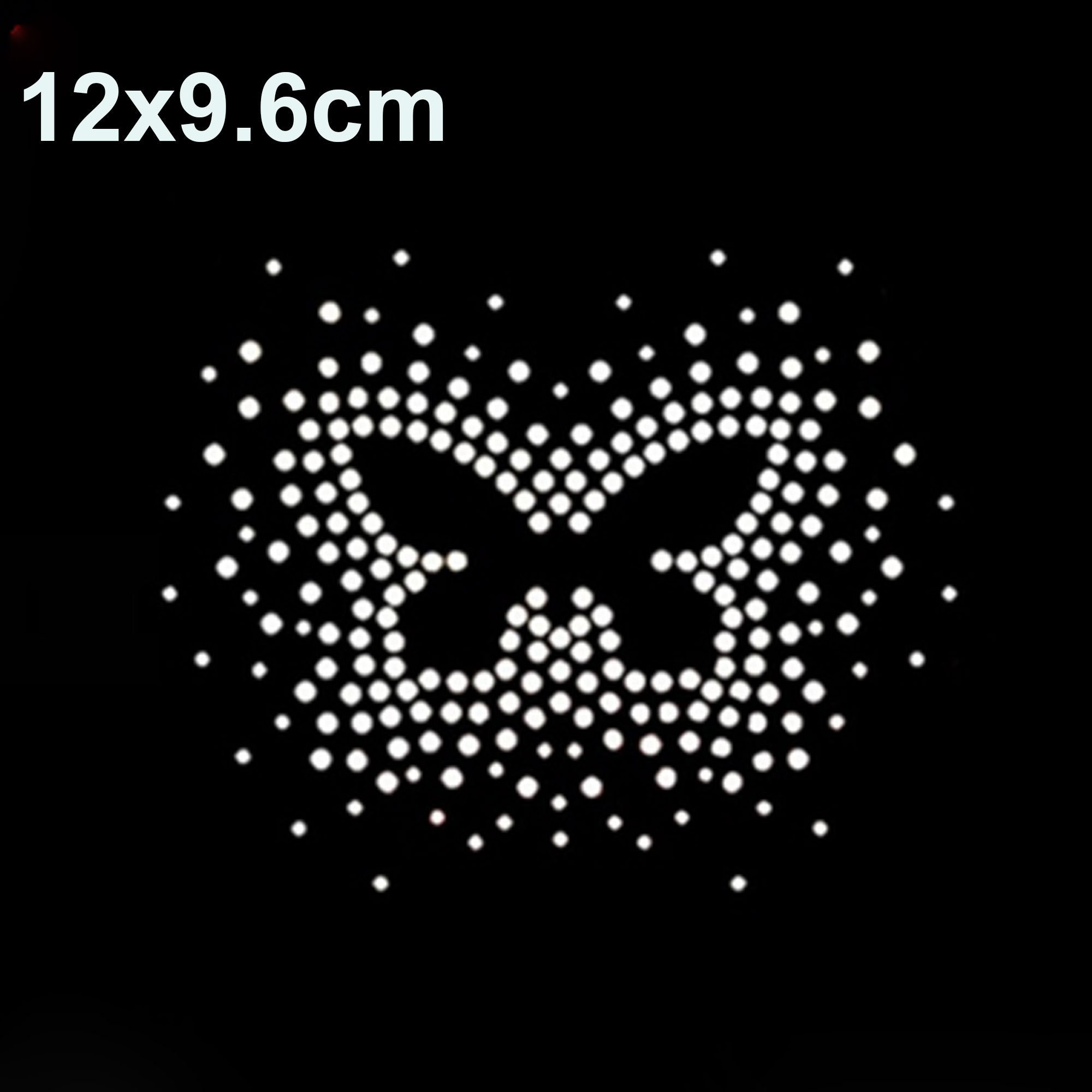 Iron on Rhinestones Bling Butterfly Decal Emblem for DIY - Multicolor –  Carsoda