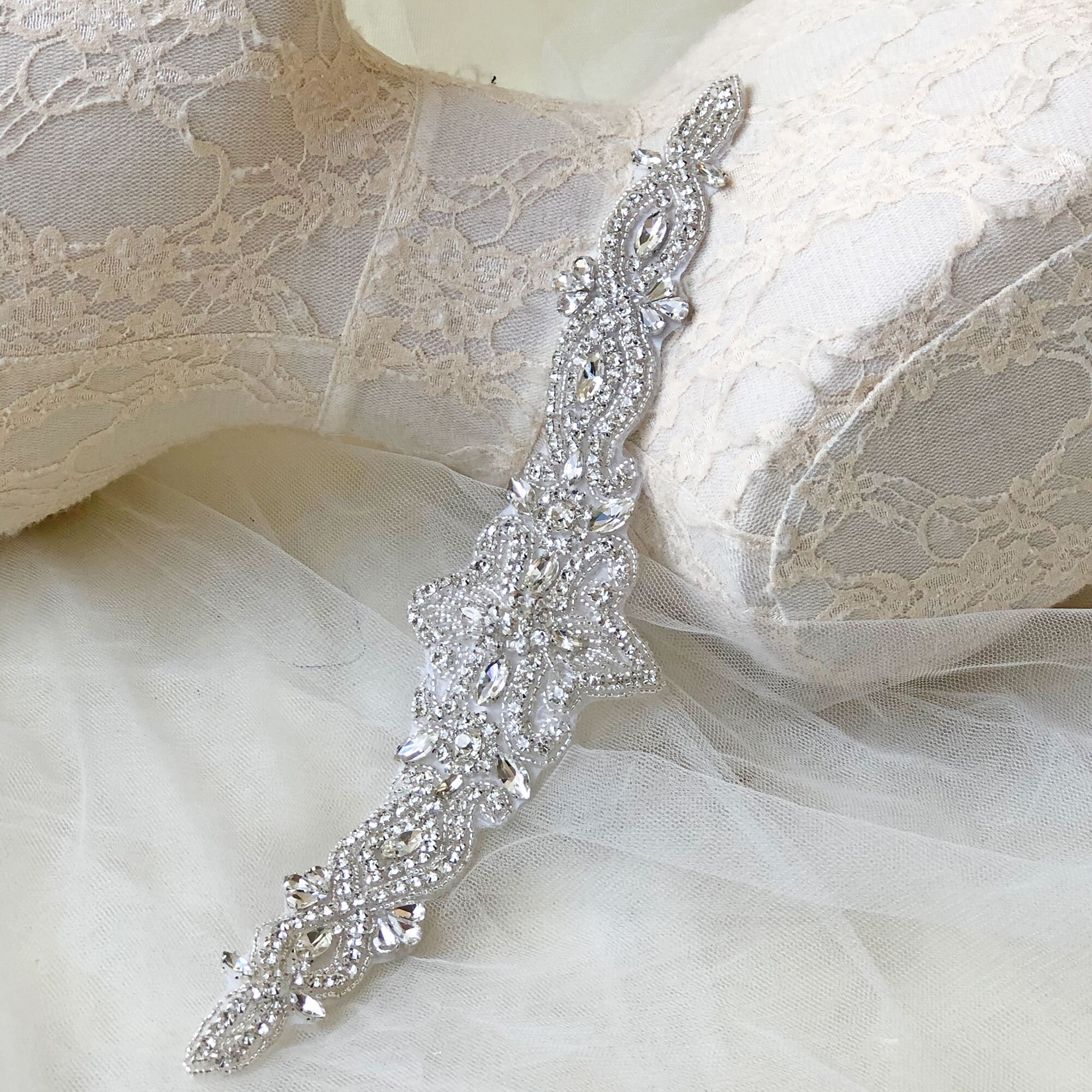 Zillary Kleid Strass Taille Gürtel, Kristall Strass Taille Gürtel, Mode