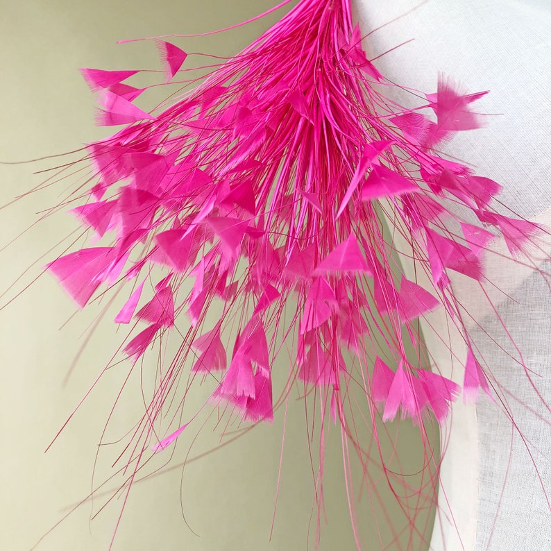 Masquerade Feathers Decor Wired Mount Feather Trim Accessories for ...