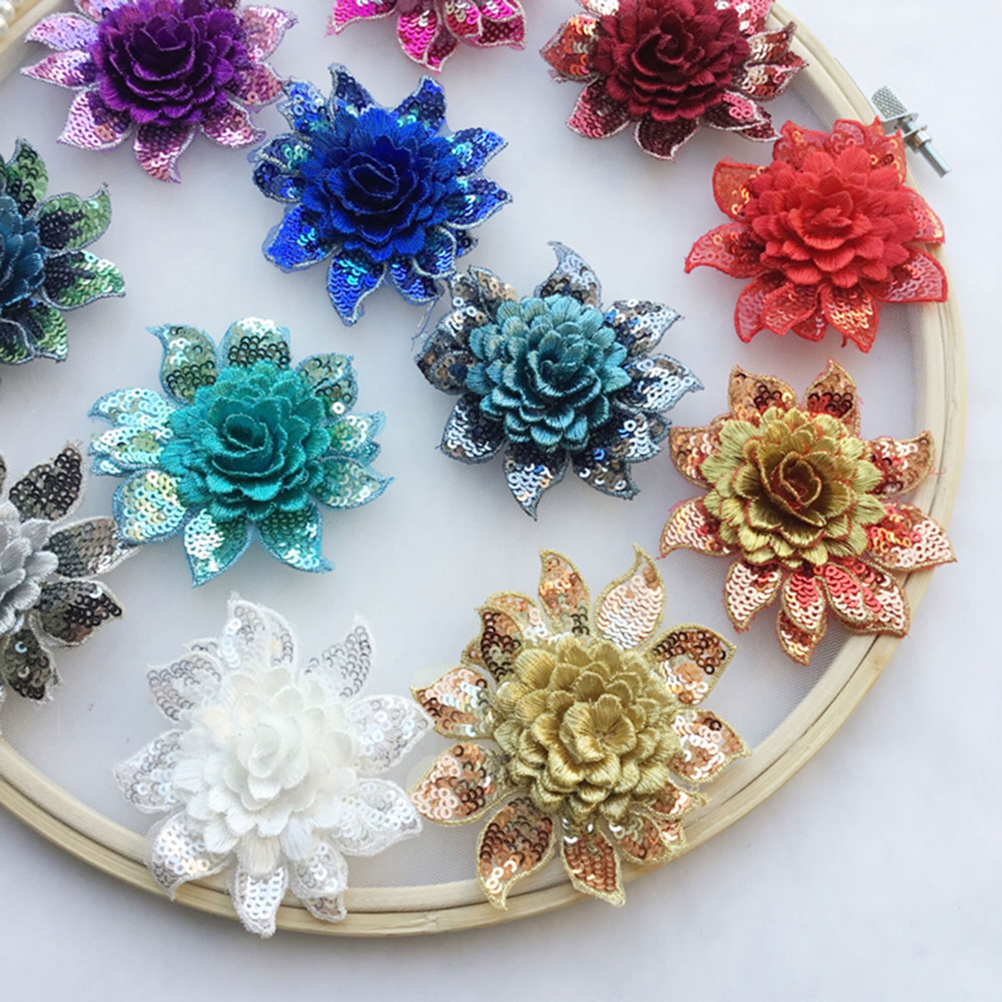 sequin floral