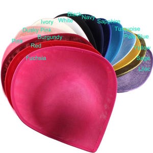 12 inches Dome Hat Sinamay Dipped Base Waterdrop Sinamay Hat Holder for Fascinator Millinery