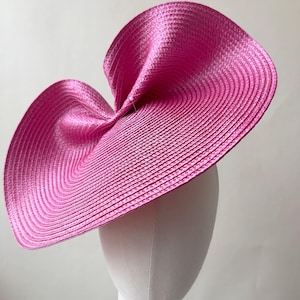 Large Fascinator Hat Base 16 colors Millinery Cloth Sinamay Base for Wedding Party