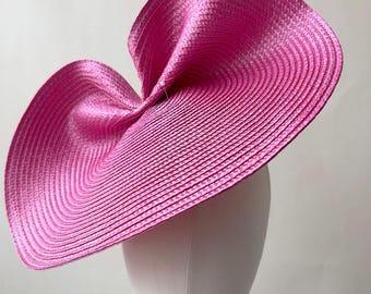 Große Fascinator Hut Base 16 Farben Hutbasis aus Sinamay für Hochzeitsfeier