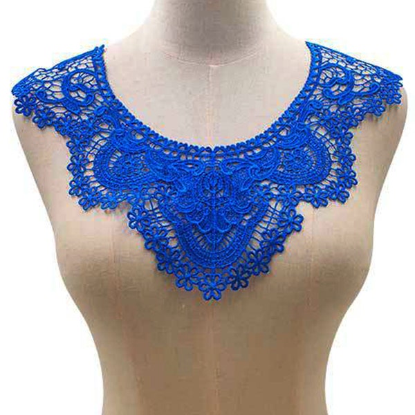 Round Neck Flower Neckline Sewing Lace Patch T-Shirt Collar  Applique Accessories for  Fabric Dress