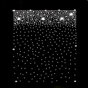 Bling Strass Applikationen Spritz Strass Blatt Aufbügeln Design für Party Wear,Kostüme