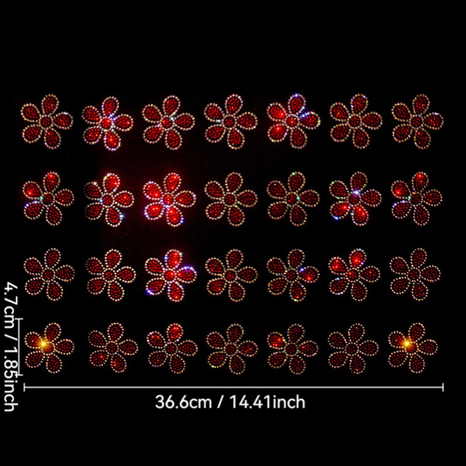 Bling Rhinestone Transfer Iron on Transfer Design Sheet for Clothing ...