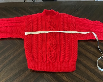 Suéter de cable para niño
