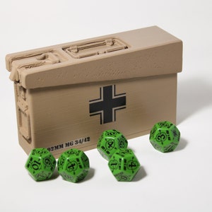 Mini Dice Ammo Can (German Faction Tan)