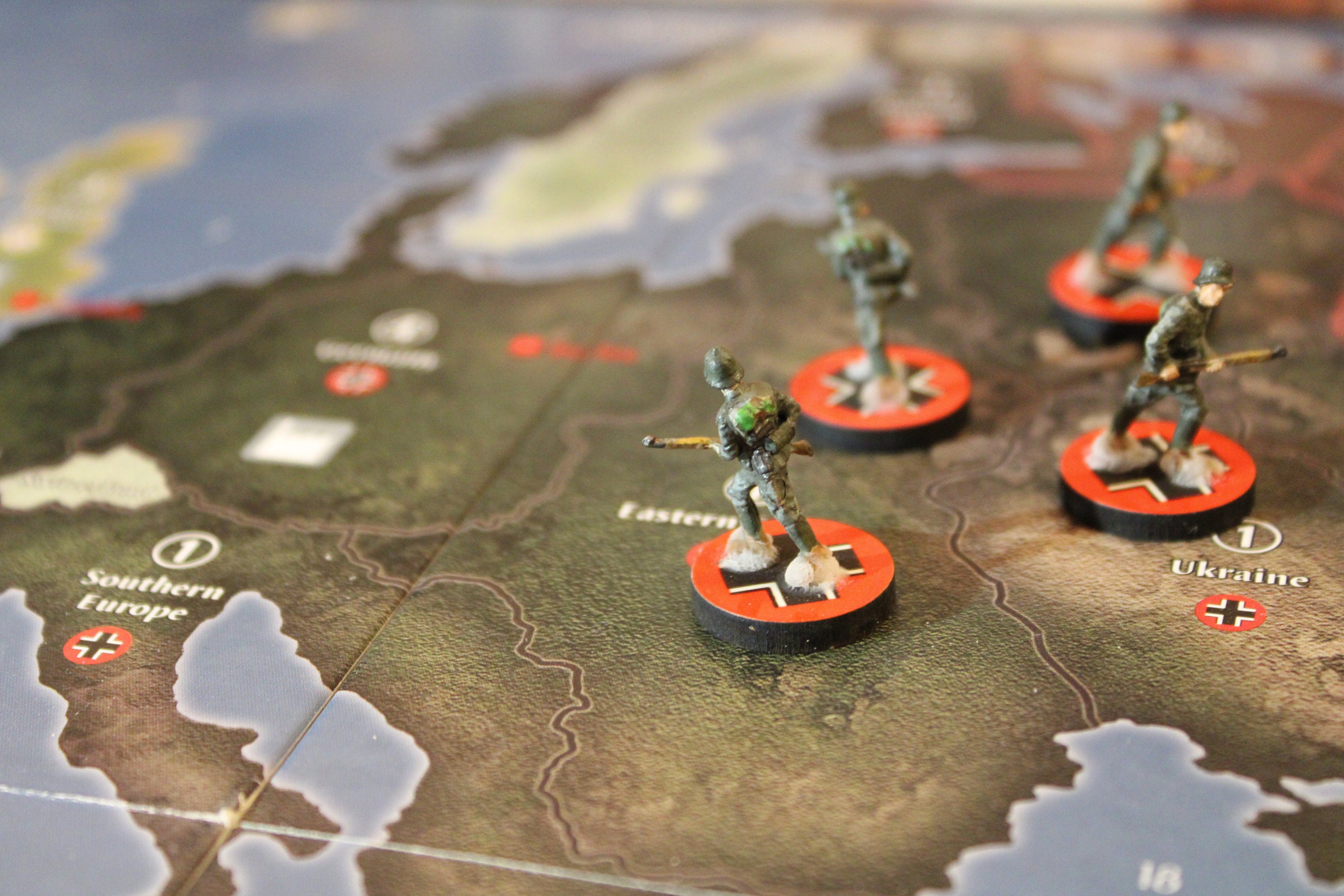 Axis and Allies German Infantry x4 Etsy