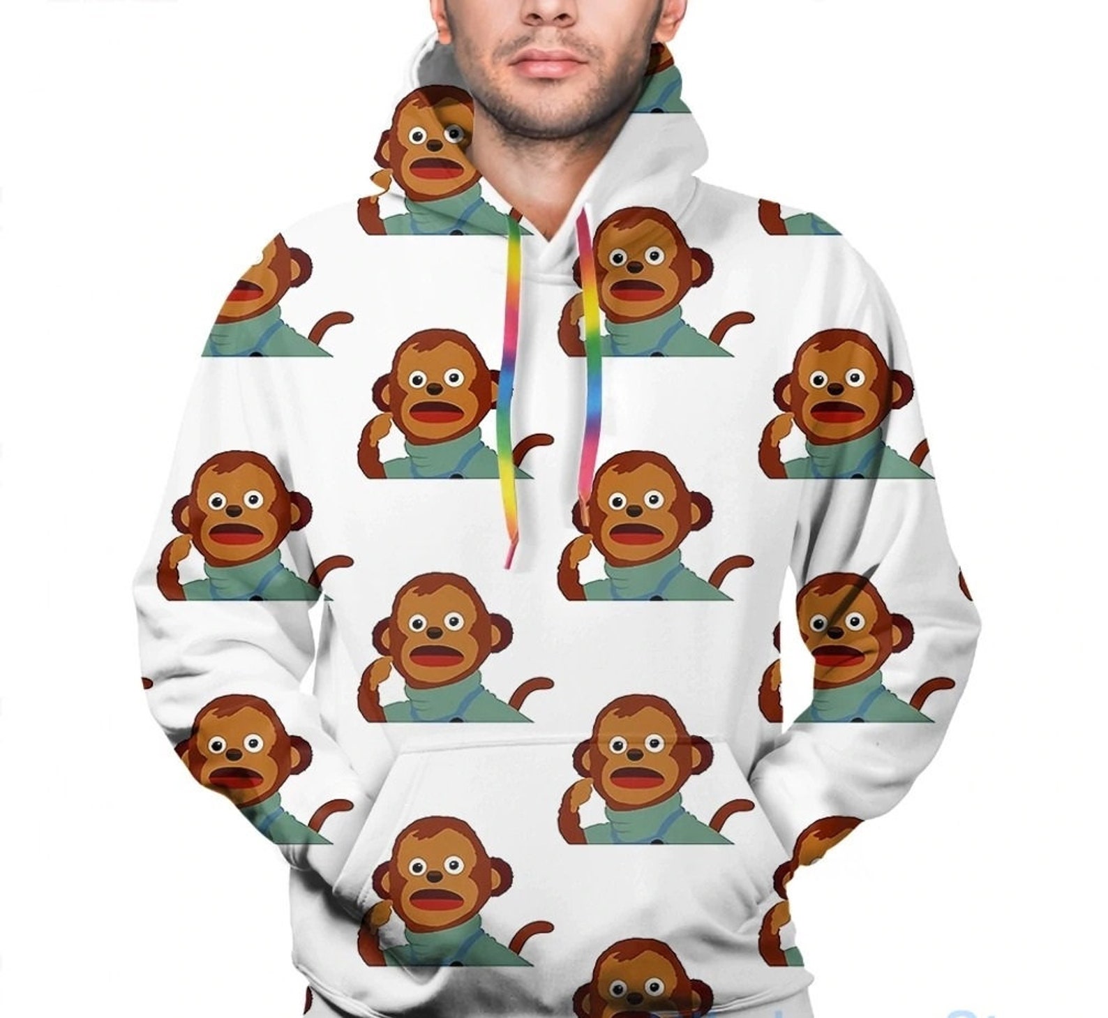 Monkey New Hoodie Hooded Unisex Cloth Winter Summer Hoodie Etsy