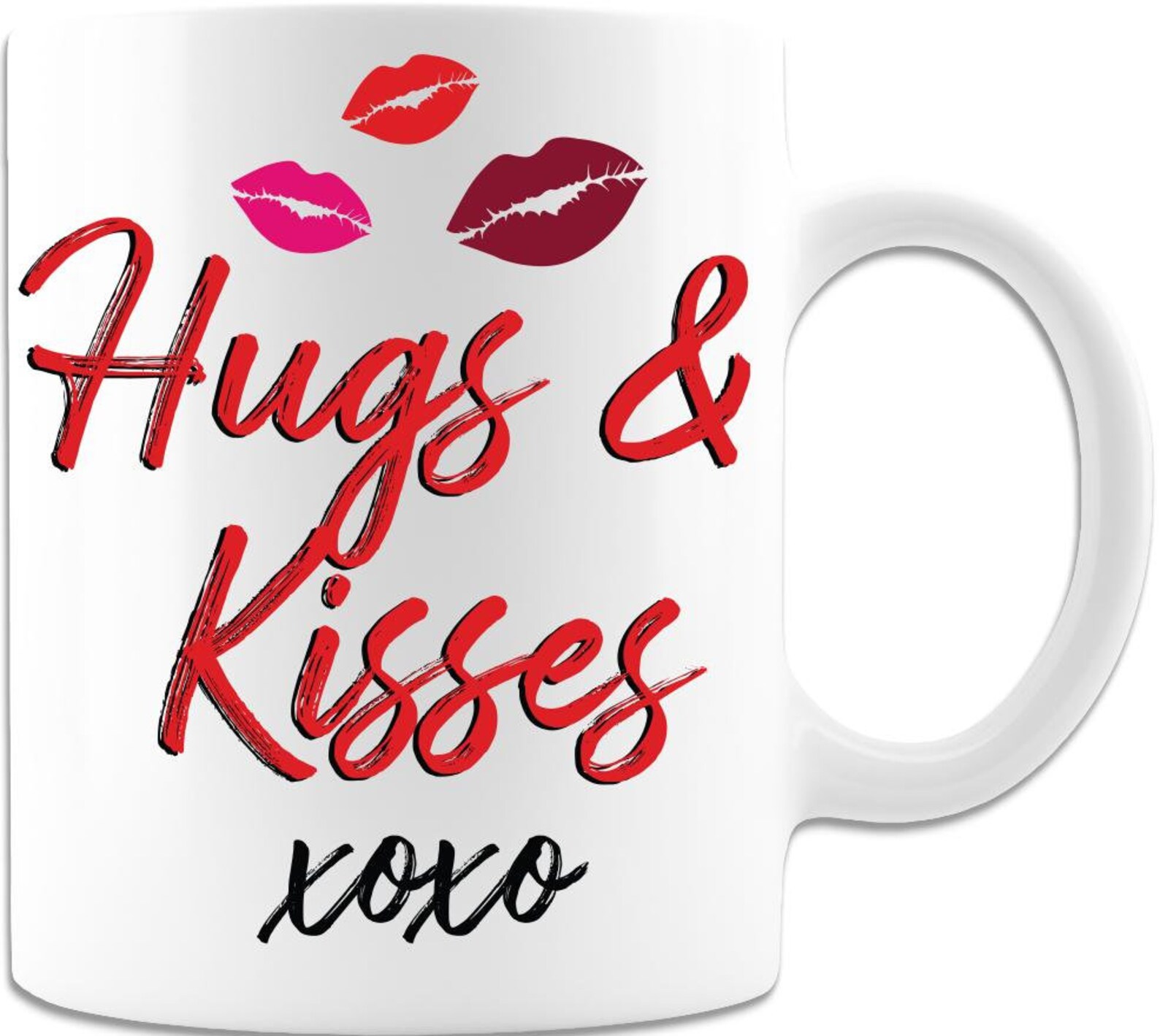 Hugs and Kisses XOXO Coffee Mug Valentine's Day Gift Etsy
