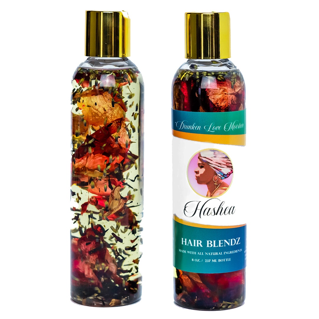 Natural Hair Oil 8 Fl. Oz / 236ml , Organic Hair Care, Black Hair