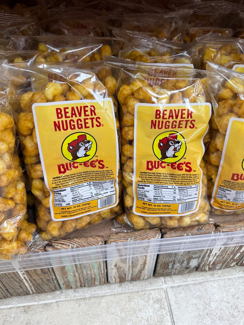 Buc-ee’s Beaver Nuggets, Bucees Sweet Corn Puffs - Etsy