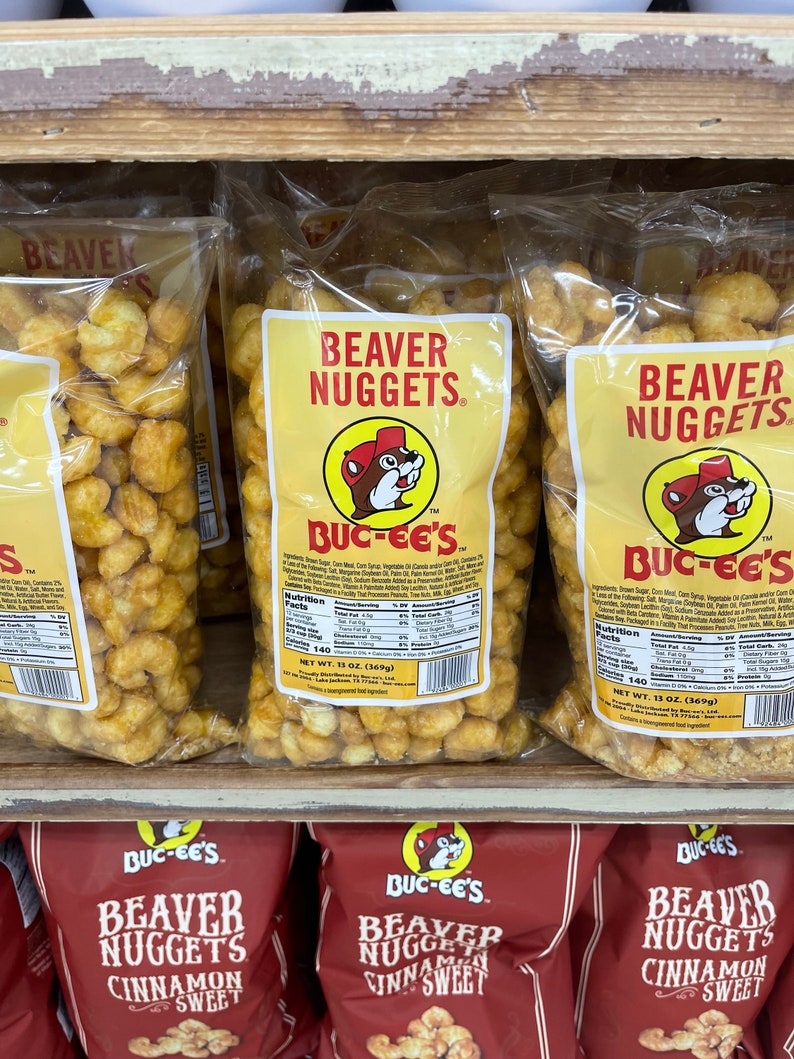 Bucees Beaver Nuggets, Bucees Sweet Corn Puffs Etsy