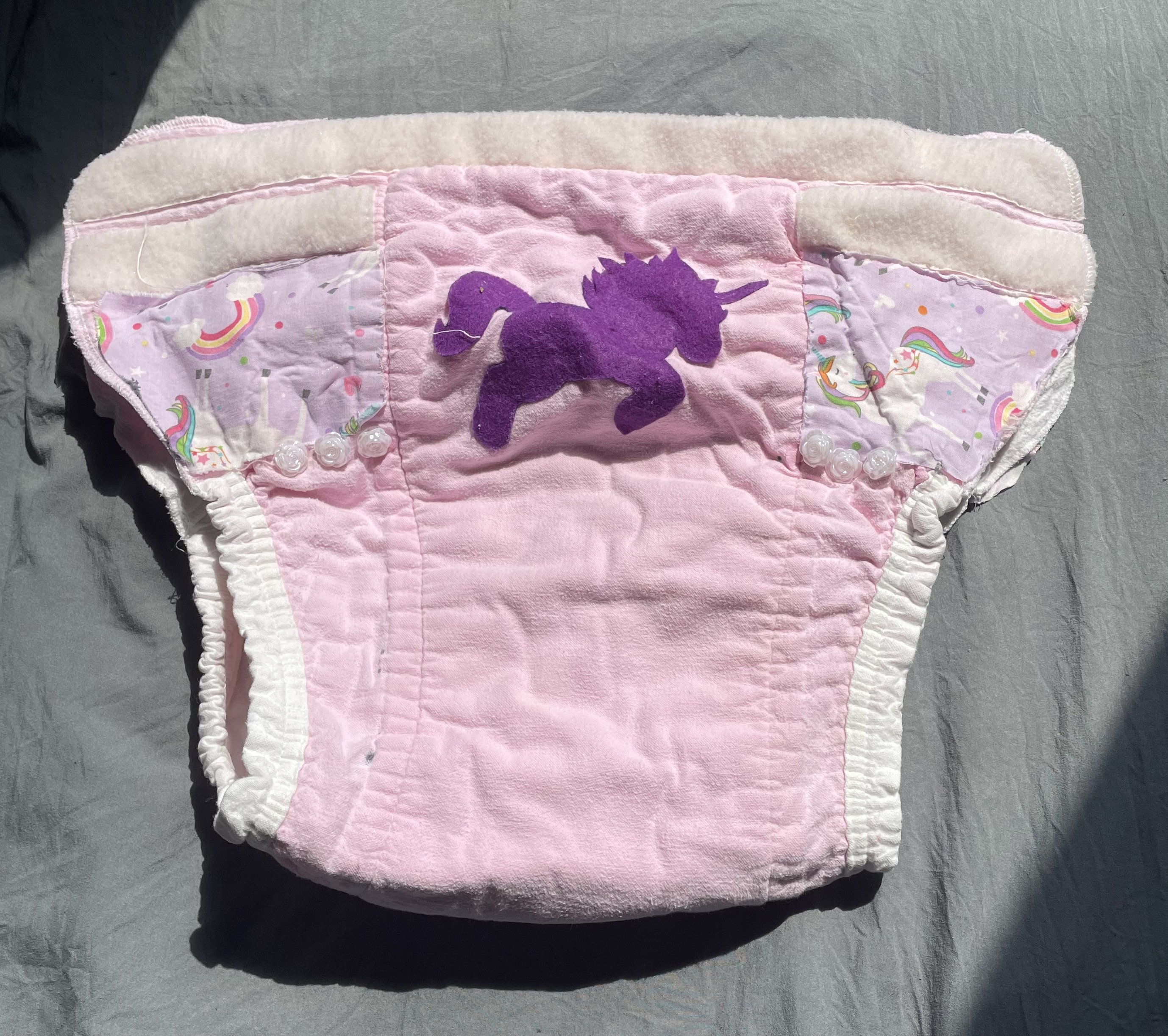 ABDL Reusable Diaper Unicorn Theme Bundle Etsy