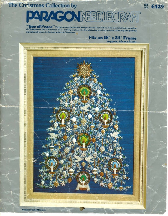 Vintage Crewel Embroidery Digital Pattern / tree of - Etsy UK