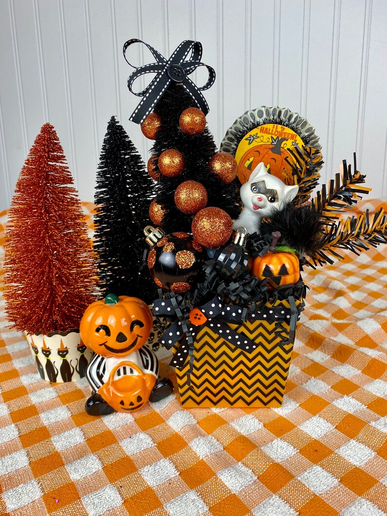 Vintage Halloween Decor / Retro Halloween Decor / Halloween Etsy