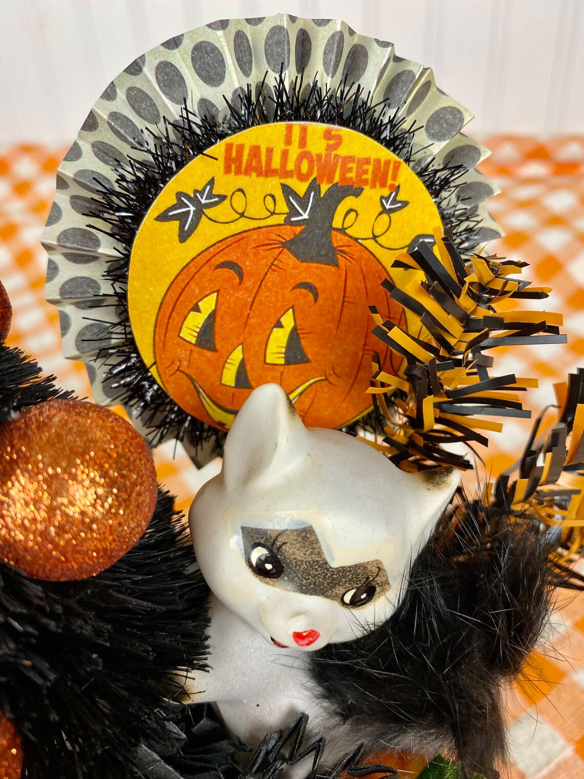 Vintage Halloween Decor / Retro Halloween Decor / Halloween Etsy